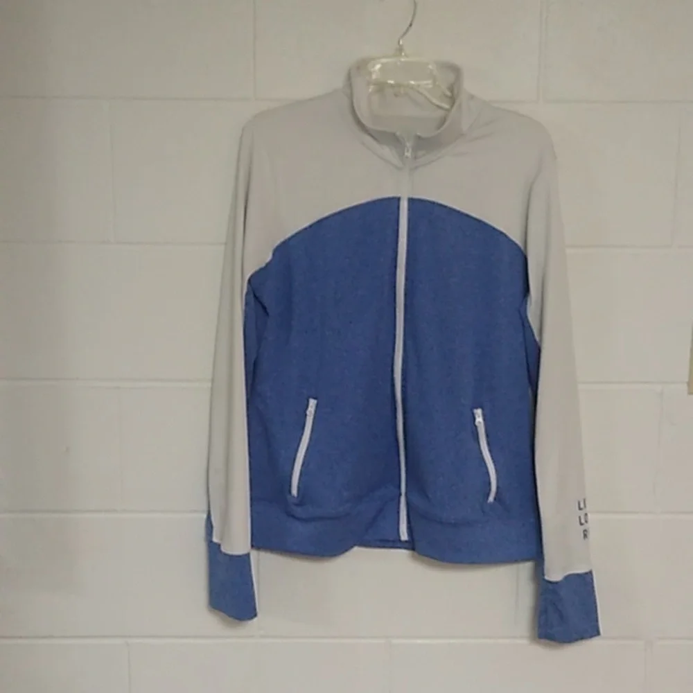 LIVE LOVE DREAM ATHLETIC, THUMB HOLES, ZIP POCKETS, RUNNING JACKET